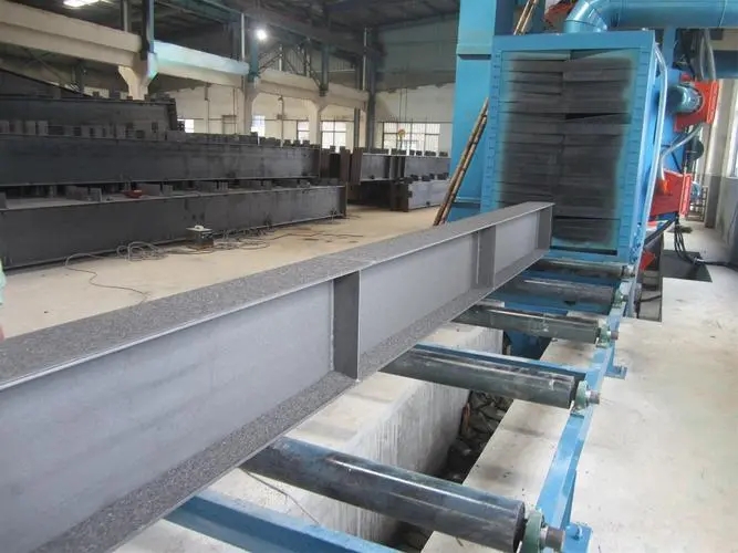 泉州自动输送重型工件喷砂机及其应用