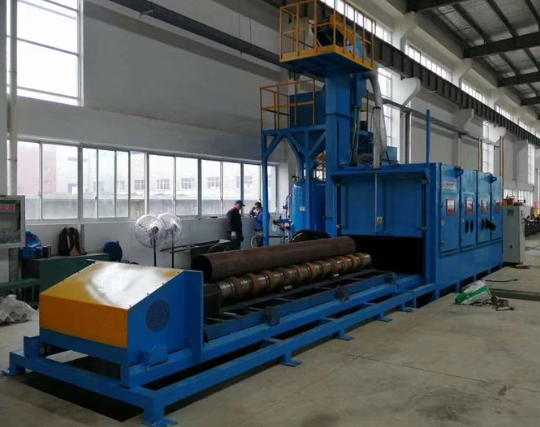 泉州喷砂机在管道除锈中的现场施工应用