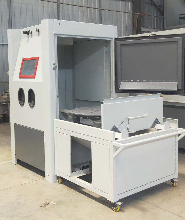 泉州箱式喷砂机 适合小工件批量处理