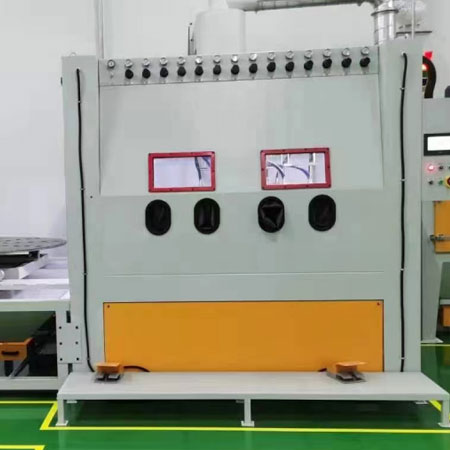 泉州高效生产,从箱体手动喷砂机开始,提升零部件质量